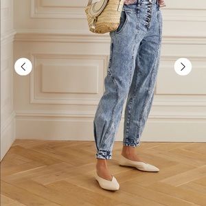 Ulla Johnson Brodie acid wash jeans